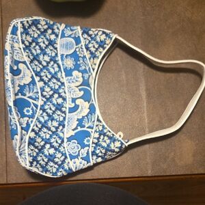 Vera Bradley Blue and White Leaf Pattern Bag